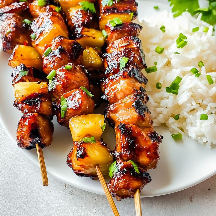 Tropical Flavor Unlocked: Juicy Hawaiian Chicken Kabobs Recipe